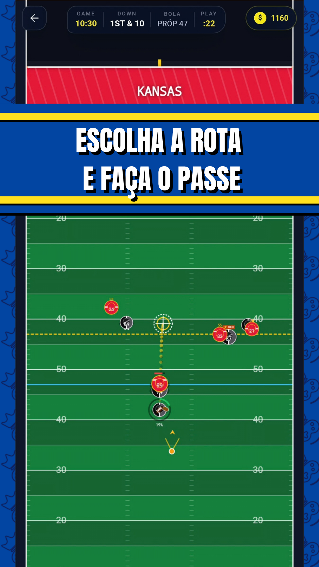 Escolha a rota e faça o passe no Lança a Braba