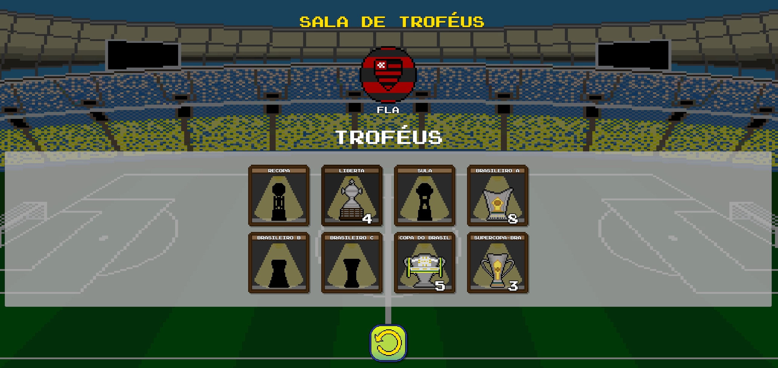 Sala de troféus do Olha a Batida