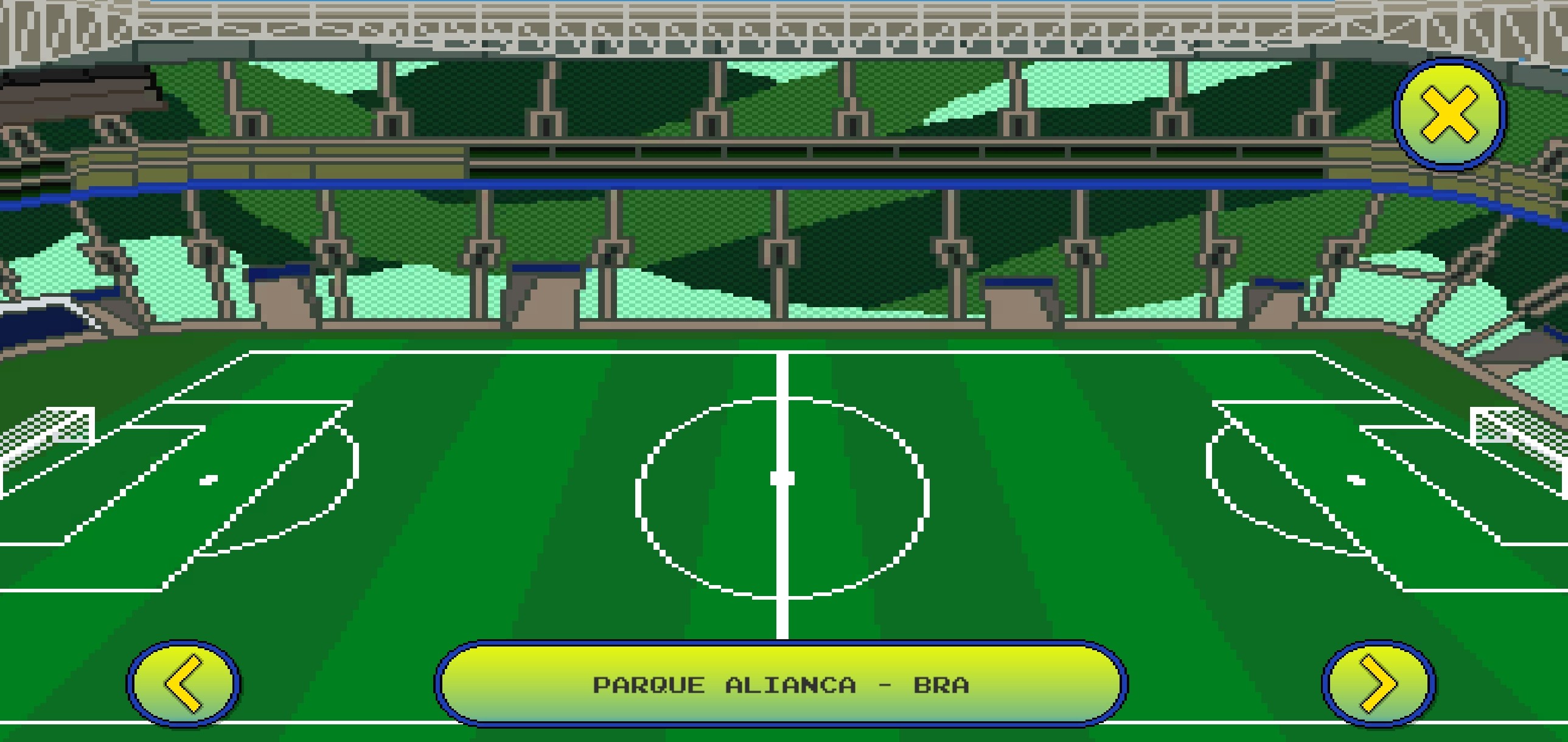 Estádio e atmosfera de partida no Olha a Batida